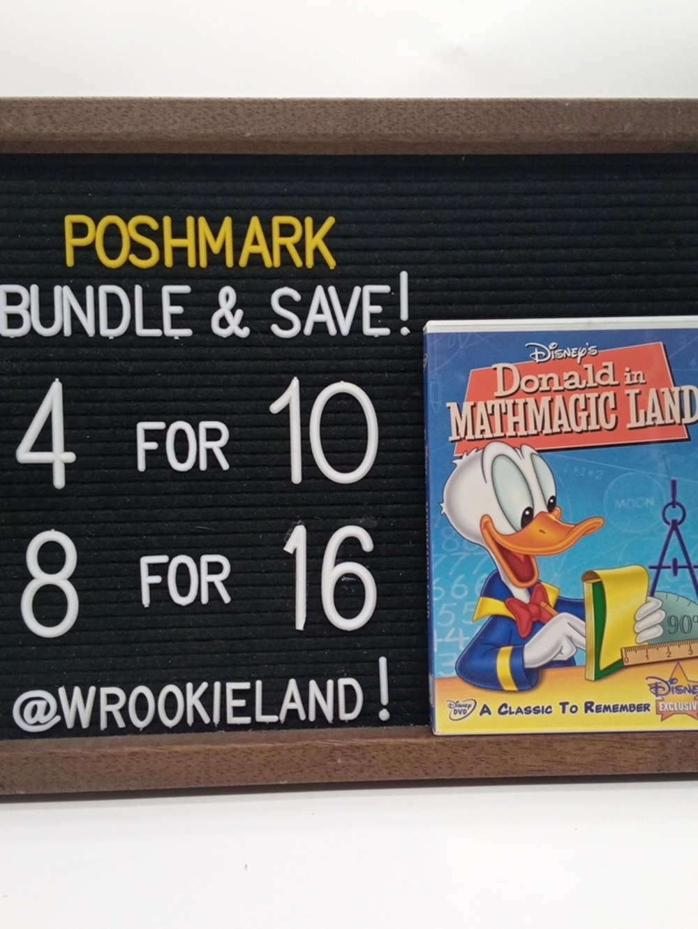 Disney Donald In Mathmagic Land DVD#E60